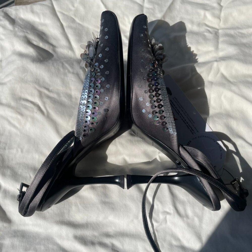 Vintage 1999 Sequin Prada Slingbacks (size EU 37 / US 7) - Picture 6 of 16